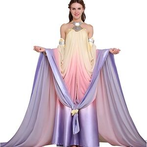 NEW Star Wars Cosplay Padamé Amidala Lake Dress
